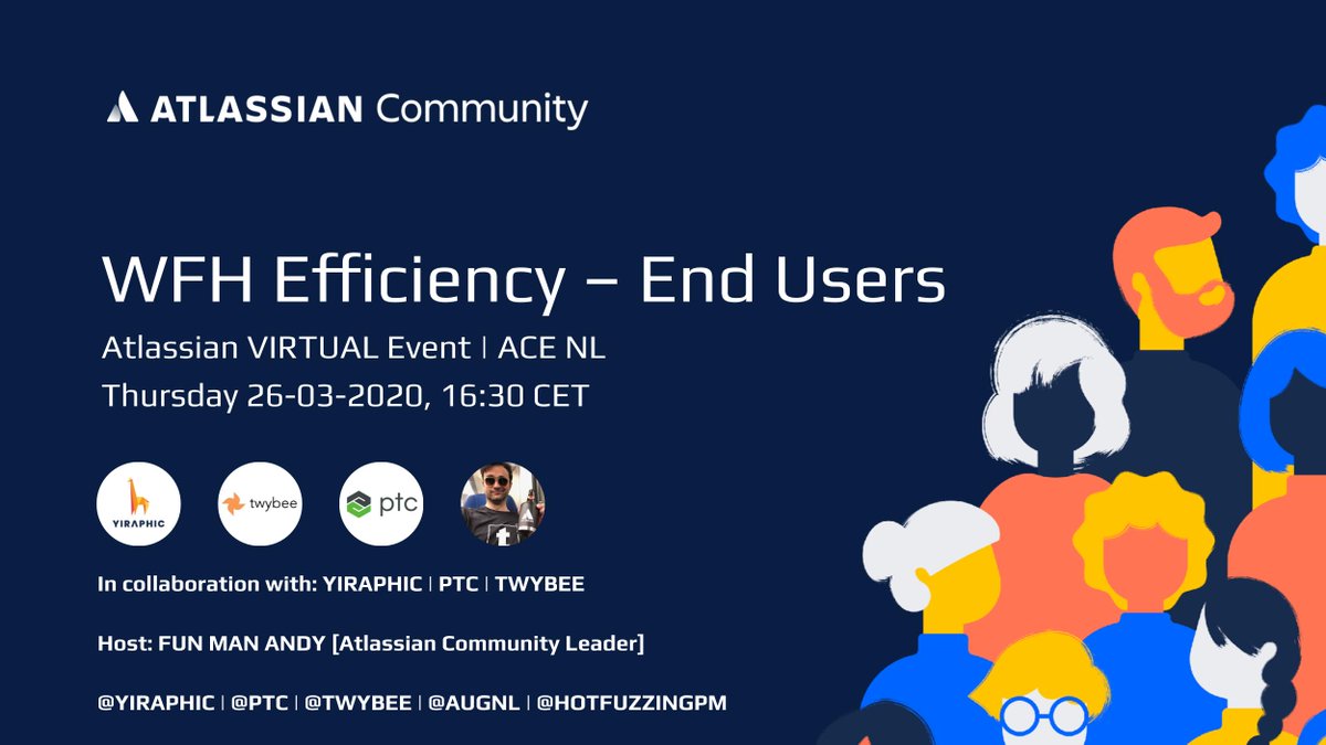 yiraphic's tweet photo. Are you also struggling to stay efficient while working at home? Join our webinar today at 16:30 CET to hear our perspectives on using the various @Atlassian products to be as efficient as possible during these times. You can join with this link: https://t.co/LhVUa5eEwr https://t.co/3mUqEqnfvr