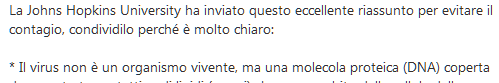 RobertoBurioni's tweet image. Ecco l'ultima scemenza. 
"Il virus è una molecola proteica (DNA)". Se uno studente mi dice che il DNA è una proteina è morto, se me lo dice parlando di un virus a RNA come il coronavirus lo rianimo per ucciderlo una seconda volta. Altroché John Hopkins