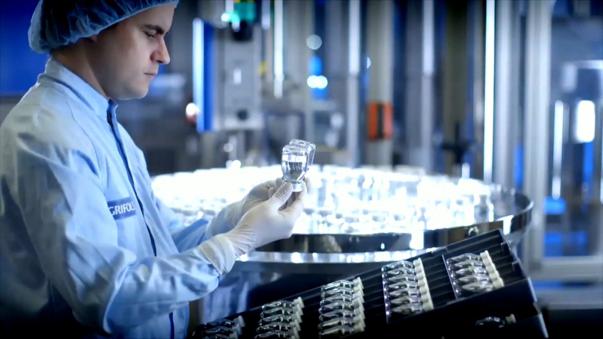 La firma catalana Grifols investiga un tractament contra la Covid-19  que es basa en recollir plasma de pacients que han superat la malaltia
bit.ly/2QM7CHE