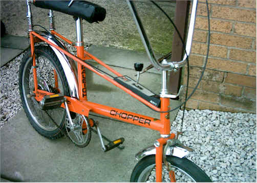 orange raleigh chopper