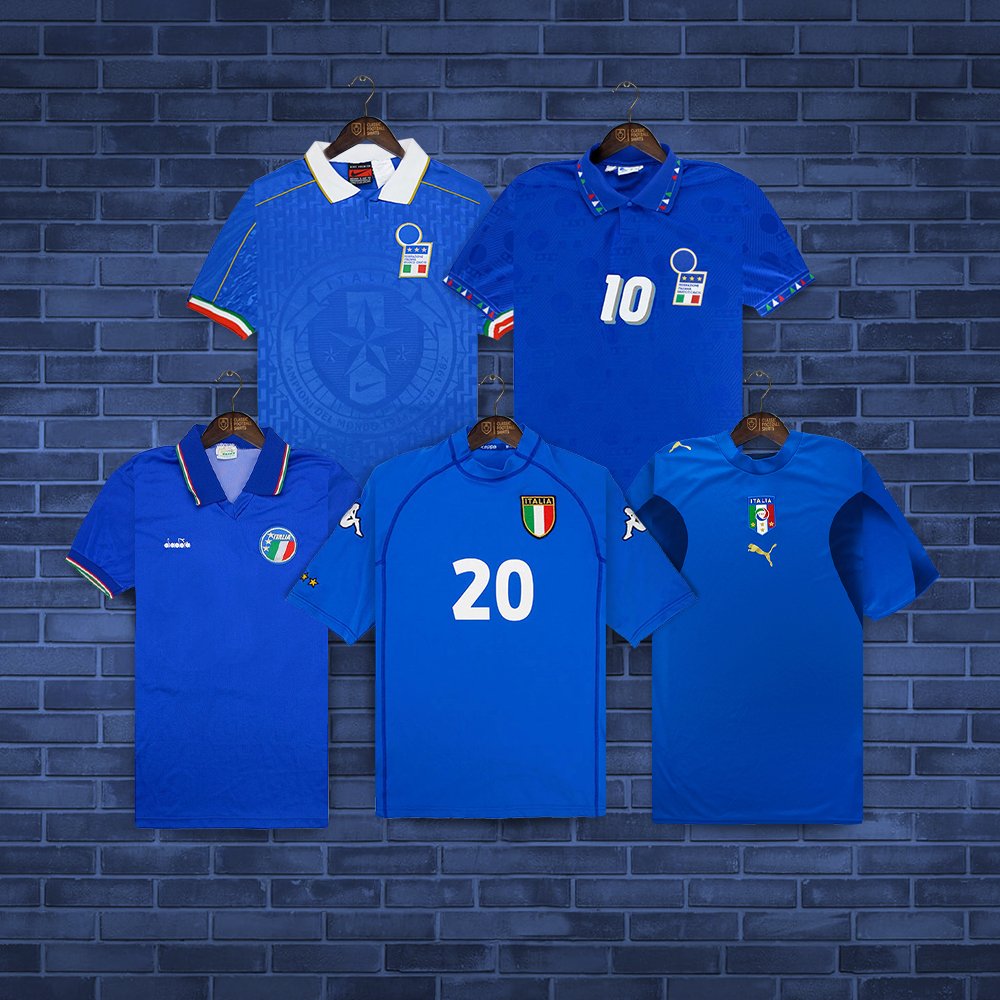 classic italian football shirts