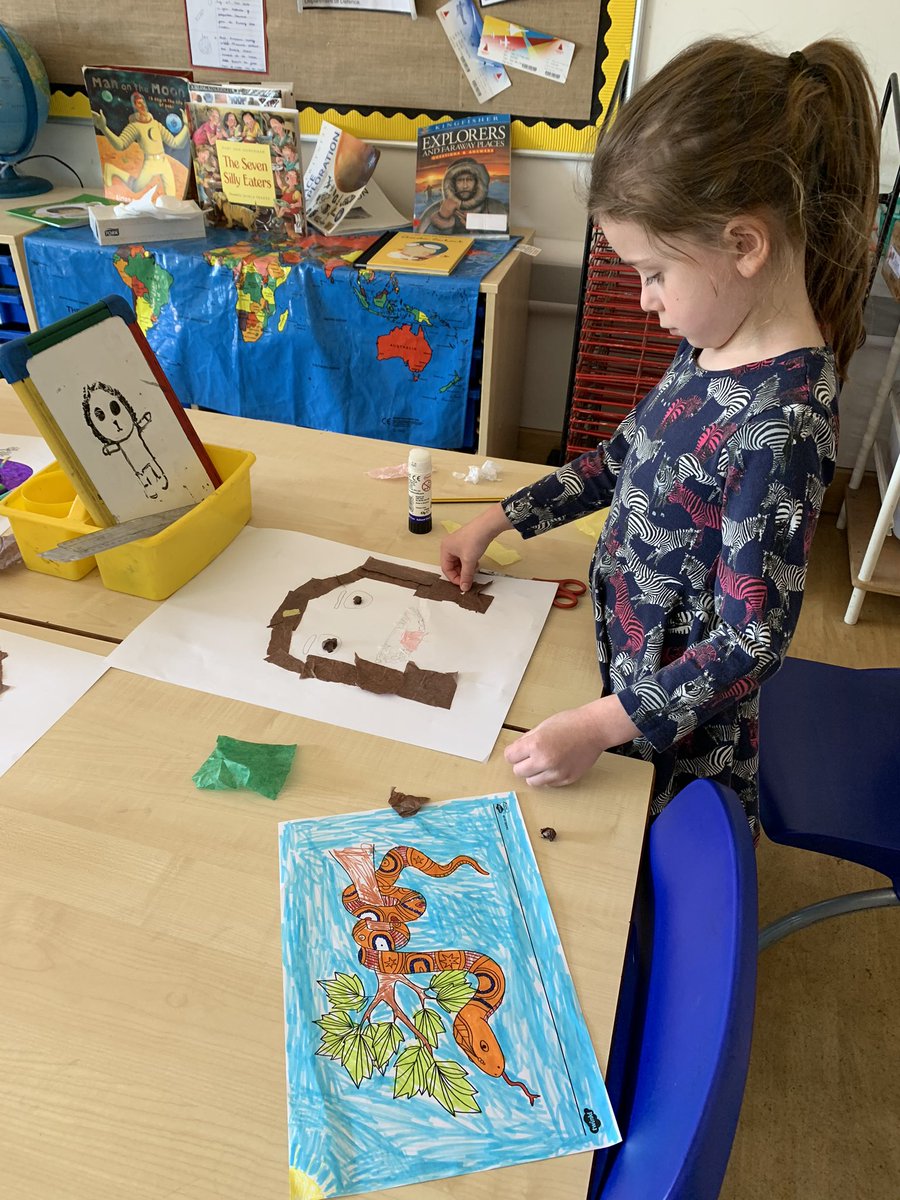 StapleHillPS's tweet photo. #WhatAreYouLearning We are creating a self-portrait today. Finished pieces to come. Can you make your own version through different media? Donโt forget to share your results! ๐๐ฝ https://t.co/yPi1CES7v5