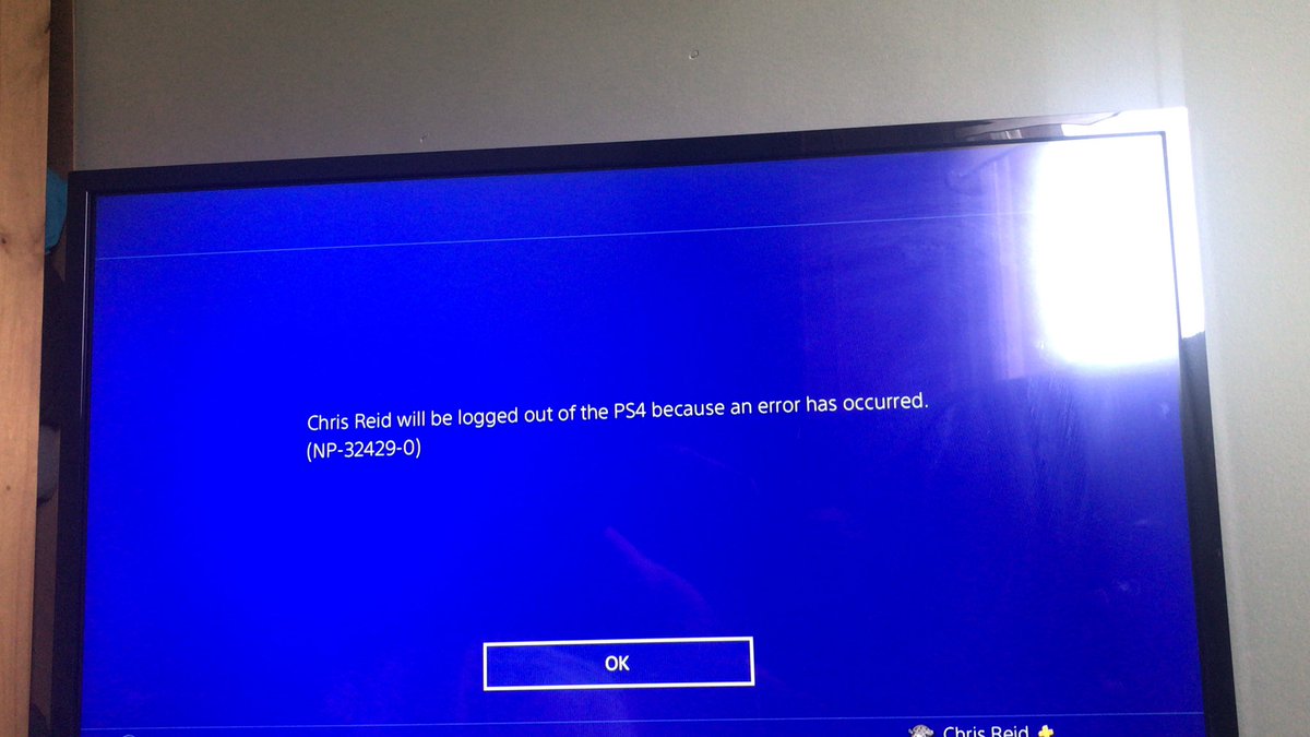 1Chrisreid's tweet photo. @AskPlayStation every time I try to play ufc 3 this error code keeps coming up how do I fix this?
(NP-32429-0) https://t.co/6NxeIbpzhw