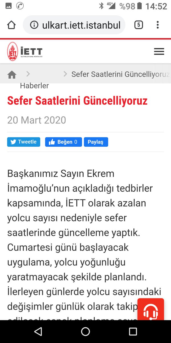 ismailkayaduman's tweet photo. İstanbul büyükşehir belediyesi !
Sefer sayılarını düşürüp, sosyal mesafeyi normal günler ile aynı duruma  getirmenin amaçı tasaruf ise yazıklar olsun 
bir işide düzgün yapın...
@tevfikgoksu @ozdmrabdllh https://t.co/fyrGAcBoCX