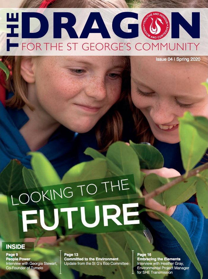 stgeorgesedin's tweet image. The Dragon from the St George's Foundation. This edition's theme is 'Looking to the Future'. We feature alumnae in renewable energy, new financial technology, and overseas developments projects.  ow.ly/1H6e50yWjMg #NetworkForLife #YesSheCan #DragonMag