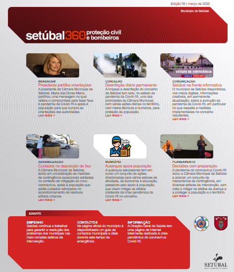 SetubalSos's tweet photo. #STB360PROCIV -  Já se encontra disponível a edição de março da nossa newsletter 📰https://t.co/KNBcab7uay
🗞️Destaque para a Pandemia 🦠#COVID19PT e para a mensagem da Sr.ª Presidente @dores_meira  https://t.co/XWhTSPOGQ0. Uma boa leitura para quem #FicaemCasa e quer informação. https://t.co/YUu4OiQZ5R