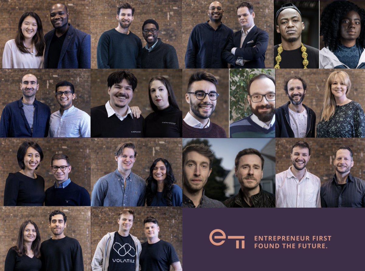In less than an hour we will unveil <a href="/join_ef/">Entrepreneurs First</a>'s 13th London cohort💥

6 months ago these 28 individuals met for the first time 🤝 

Today they are founders, building 14 exceptional companies that have unbound potential 🚀

I couldn't be prouder of them 🙌

joinef.com/europe13/