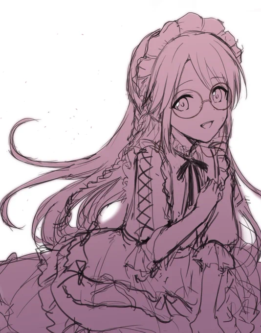 メアリー三峰描いてる 