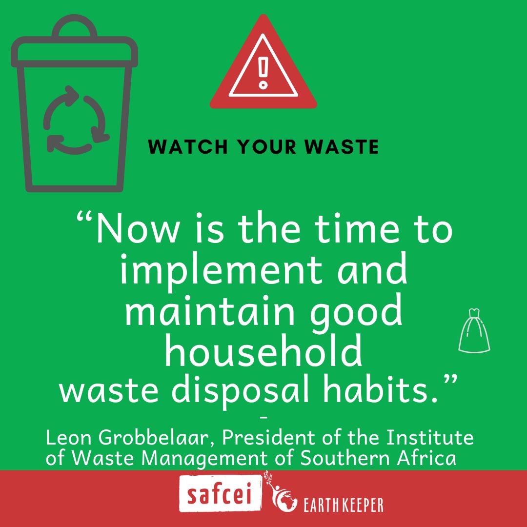 As South Africans prepare for #21daysLockdownSA <a href="/IWMSA/">IWMSA</a> cautions South Africans to be mindful of their waste generation. Household waste will increase due to #CoronavirusInSouthAfrica, but citizens mustn't overburden <a href="/SAmunicipality/">SAmunicipalities.com</a>. #recycle Read more: buff.ly/2JfnOwV
