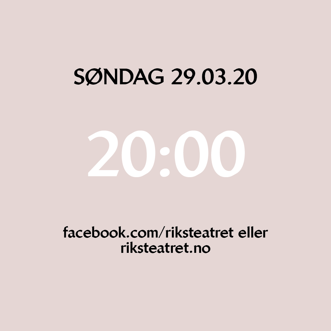 Mens vi venter på at vi kan oppleve teater sammen på kulturhusene igjen, inviterer vi til felles visning av vår kritikerroste versjon av GJENGANGERE av Henrik Ibsen💛

Takk til Applaus Scene som har produsert og som lar oss få dele – helt åpent og gratis for alle! #mensviventer