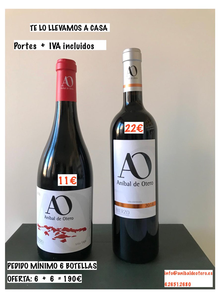 ComerACiegas's tweet photo. Las bodegas de nuestro país también se desangran por la crisis del #COVID19. Os invitamos a pasar el confinamiento en buena compañía con esta oferta de Bodegas Anibal Otero y os animamos a rememorar el programa que hicimos con ellos hace unos meses https://t.co/DHj5THWb00 
ÁNIMO! https://t.co/p9Rr7Qavpr