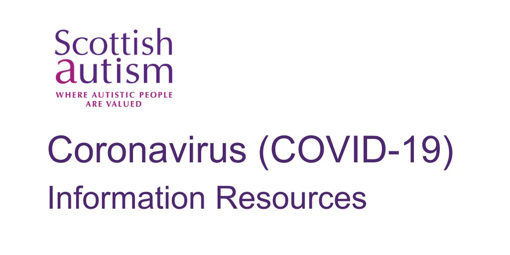 scottishautism's tweet photo. At this uncertain and stressful time for everyone, it can be a particularly anxious time for autistic people. We've created resources for autistic people and those who support them to explain coronavirus and some of the changes around the pandemic: https://t.co/QTZMZOGqUA https://t.co/kffEGzDNHG
