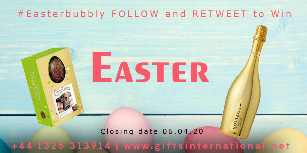 giftsinternatio's tweet image. So here is the #EasterBubbly #Giveaway giftsinternational.net/products/botte… Simply FOLLOW and RETWEET to be in with a chance. Closes midnight 06/04/20 UK res, over 18's only. T&amp;amp;C's apply Keep #MakingMemories whenever you safely can