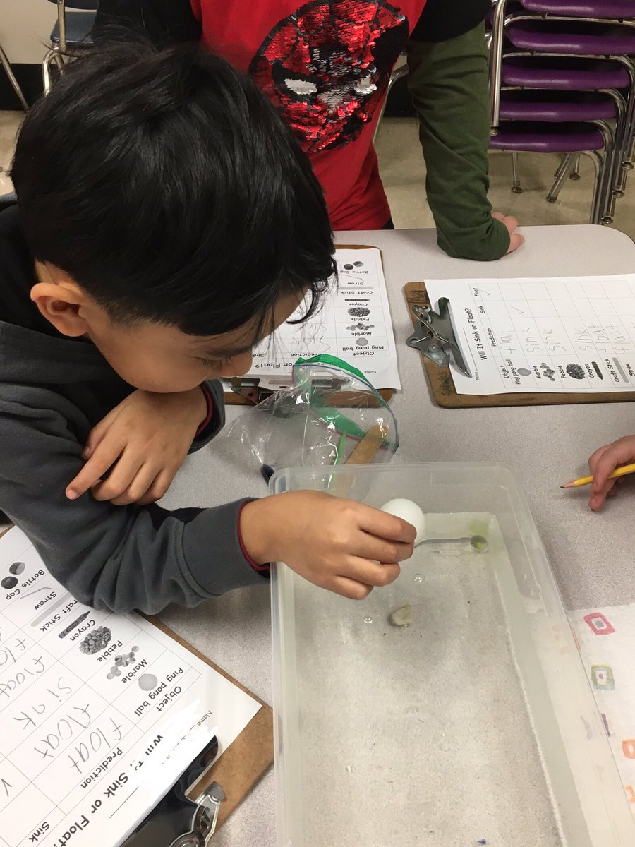 GCSD_Stream's tweet photo. We miss our students...reflecting back on the first grade sink and float exploration students participated in few weeks ago #gribbinelementary @GCSD_Deasy #science #curiosity #wonder https://t.co/YQ8Q7oPsY1