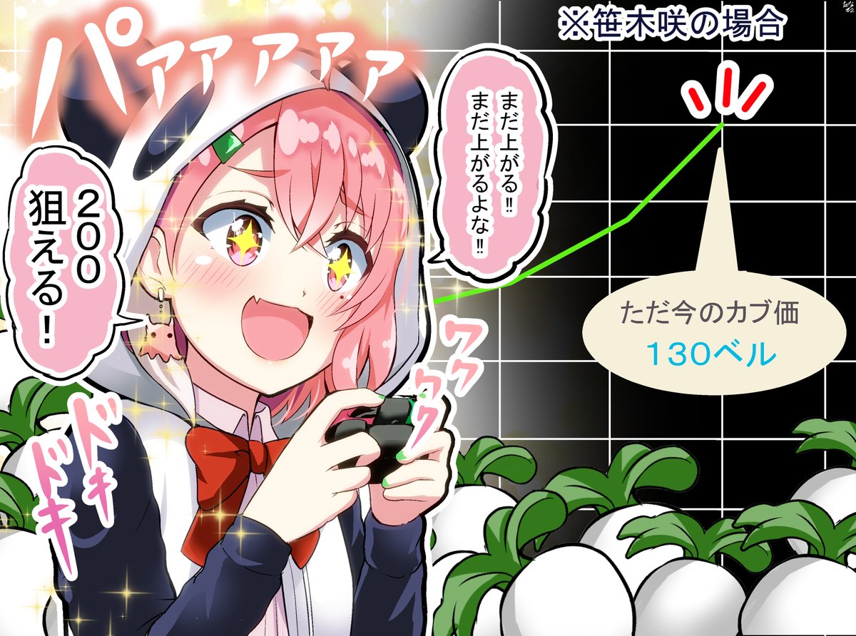 カブトレーダー「ダレパンダ」
昨日の二人の配信めっちゃ面白かった!
この後笹木さんを救済するベルさんがカッコ良すぎる…
#笹の絵 #デラスのお品書き 