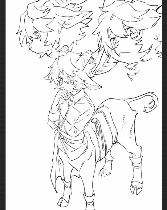 考えラフ✍️? 