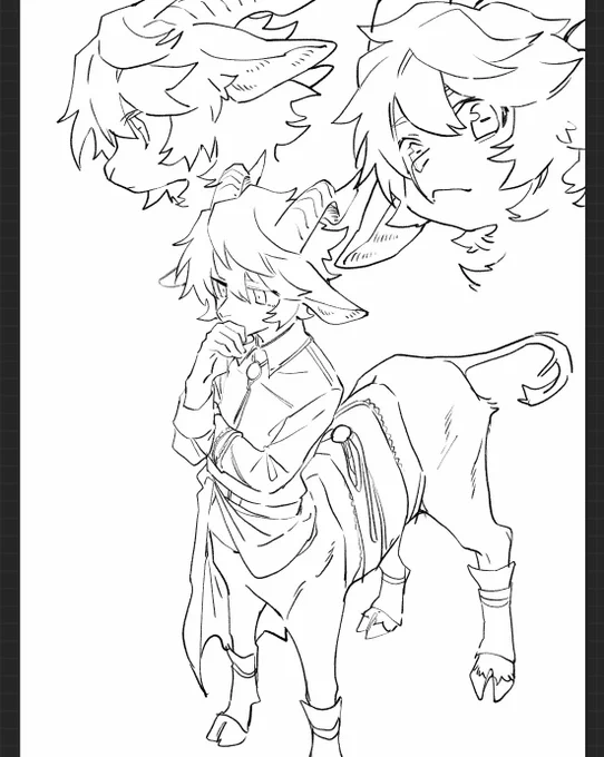 考えラフ✍️? 