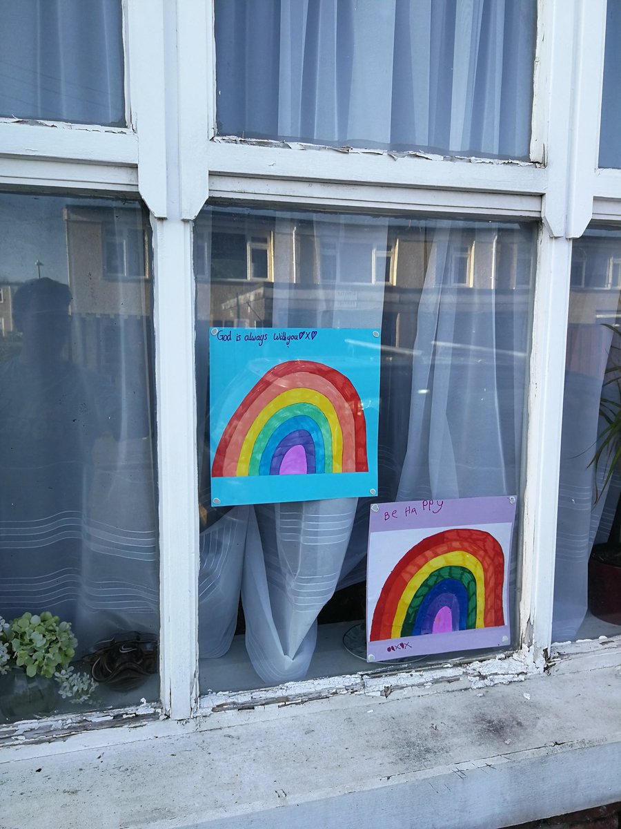 RhysDamage1979's tweet photo. My children's rainbow paintings https://t.co/Kl42DgrgmL