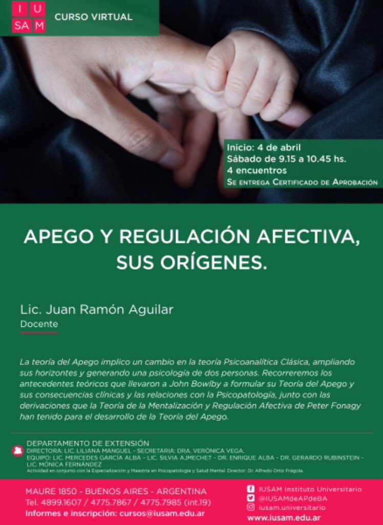 IUSAMdeAPdeBA's tweet photo. Curso virtual desde tu 🏠.           Lic. Juan Ramón Aguilar.                   Inicio: 4/4. Son 4 Sábados 9.15 a 10:45.   Aranceles al 50%. Cursos@iusam.edu.ar https://t.co/GIcsvLoImu