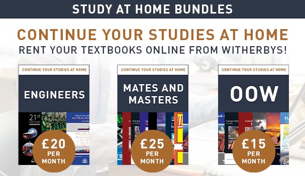 Continue your studies at home!  Rent your online textbooks from Witherbys.

witherbyseamanship.com/categories/stu…

#studies #maritimeindustry #maritimetraining #maritimecollege #oow #mates #masters #marineengineering #marineengineer #mariners #seafarers