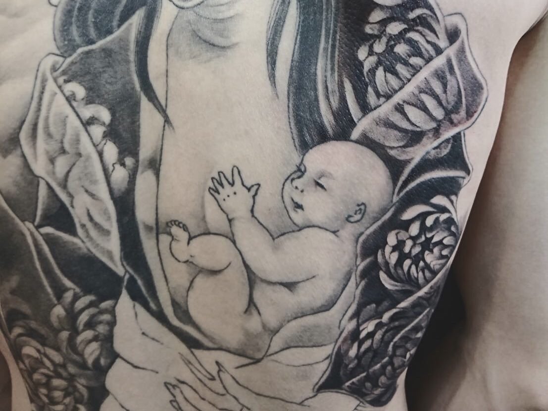 ゆぅ Ar Twitter 背中進行してきたぁ 鬼子母神 刺青 Tattoo タトゥー ゆぅ Ar Twitter 背中進行してきたぁ 鬼子母神 刺青 Tattoo タトゥー