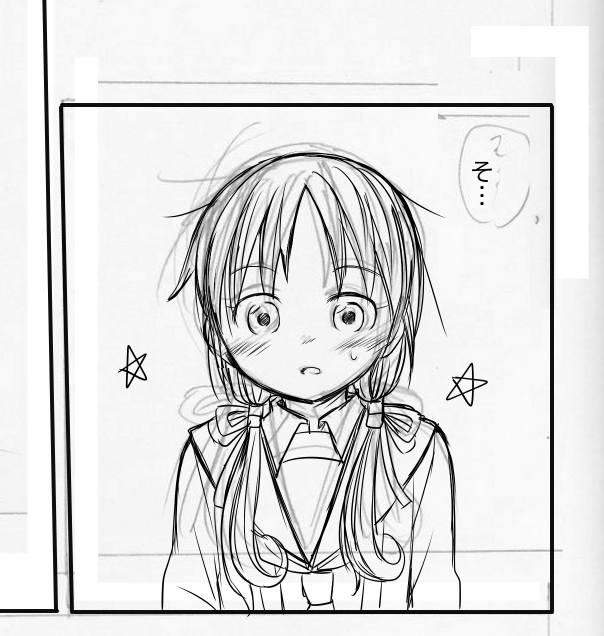 原稿進めたいが落書きもしたい(ジレンマ) 