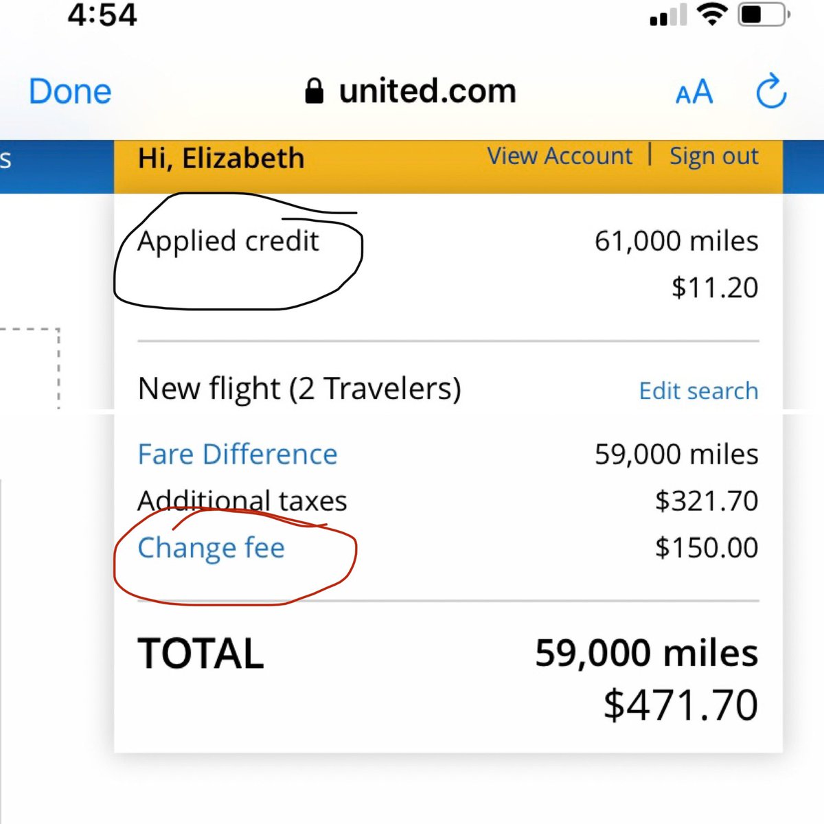 LizzyTheWriter's tweet image. United changed my upcoming flight due to #COVIDー19 and offered a travel credit for canceling. Even though they changed the flight, they are still charging a “change fee” to use the credit. @united