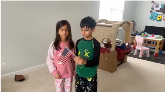 PV7Olszewski's tweet photo. @PV7Olszewski Today I suggested starting off the day doing something we do each day, Saying the Pledge of Allegiance. Take a look... So cool! https://t.co/aNHm4V8JLy