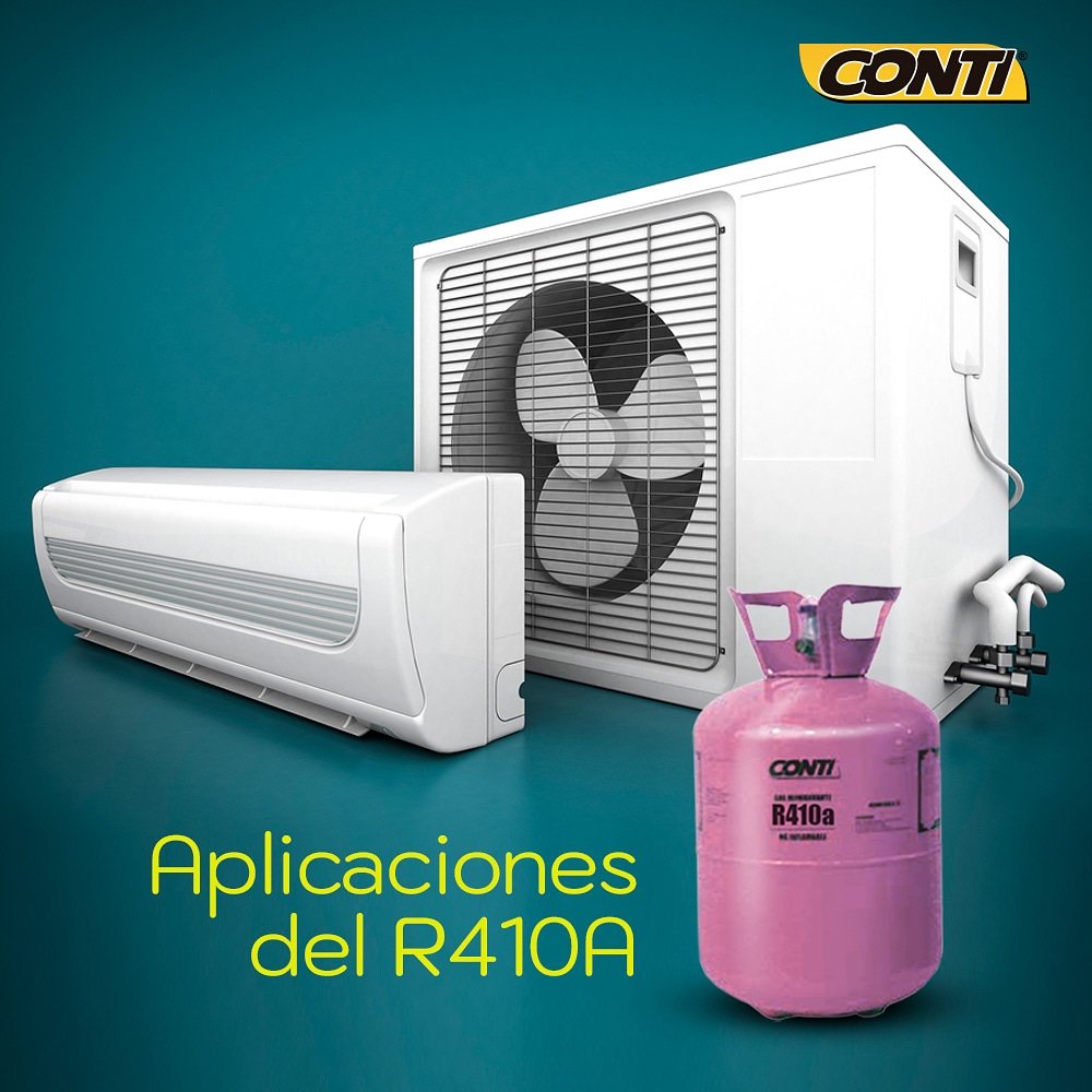 ImportCONTI_'s tweet image. El R410a  es un gas refrigerante que se usa principalmente en equipos nuevos de aire acondicionado de baja y media potencia. En  Conti lo traemos en presentación Bombona de 11.3kg y #gasrefrigerante #aireacondicionado #carnavales #conticliente #Valencia #Venezuela