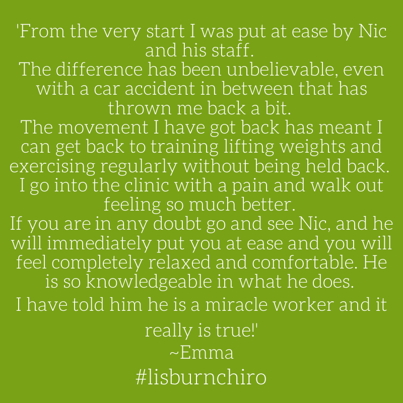 LisburnChiro's tweet photo. We love our patients, and our patients love chiropractic! ❤️
#health https://t.co/rMnx4sFdwD