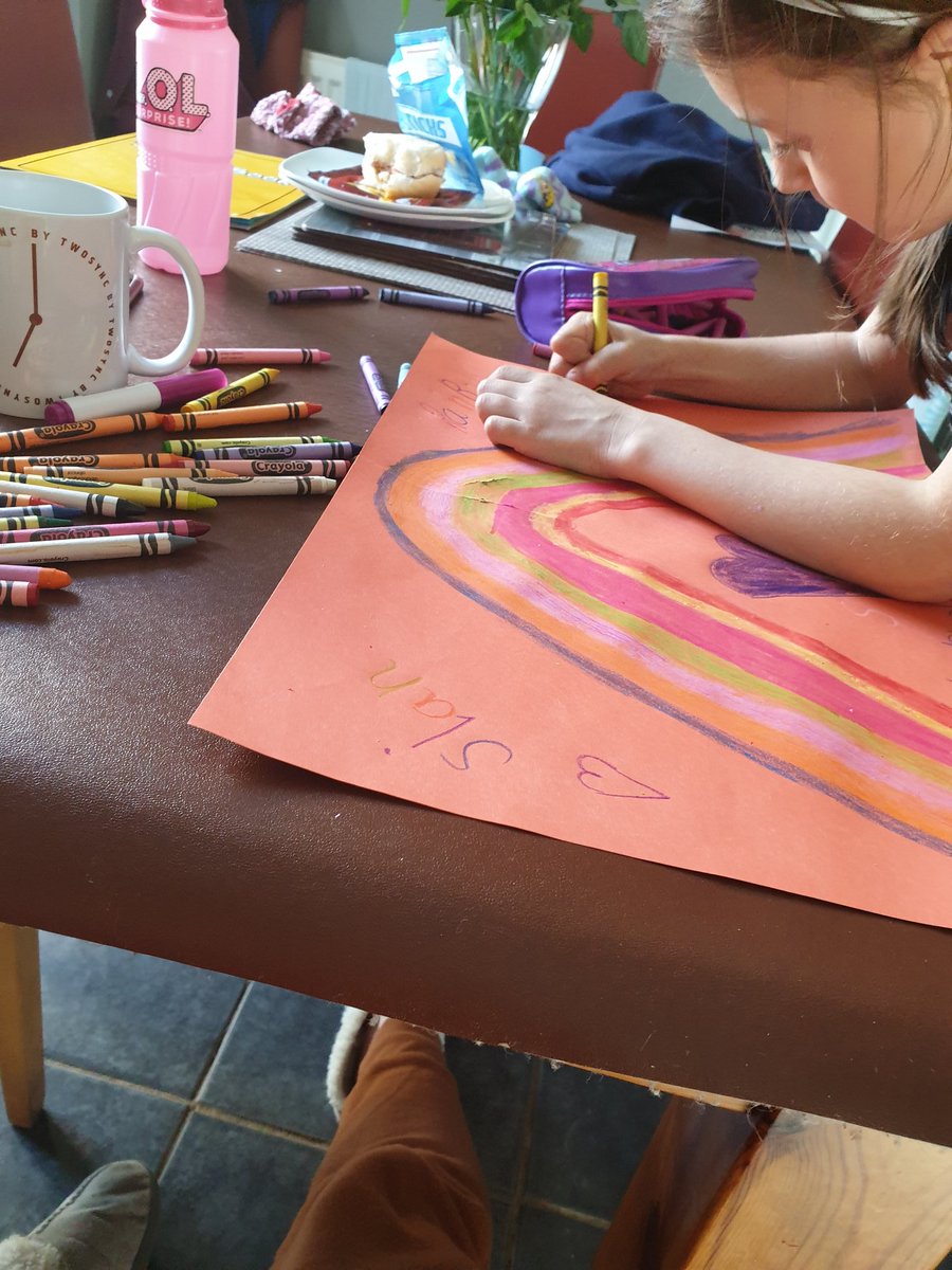 Emsylou27's tweet photo. Sian has done her rainbow today and shes done some tt rockstars and her spellings and reading and p e so far 😍 https://t.co/sgbxM1zqMm