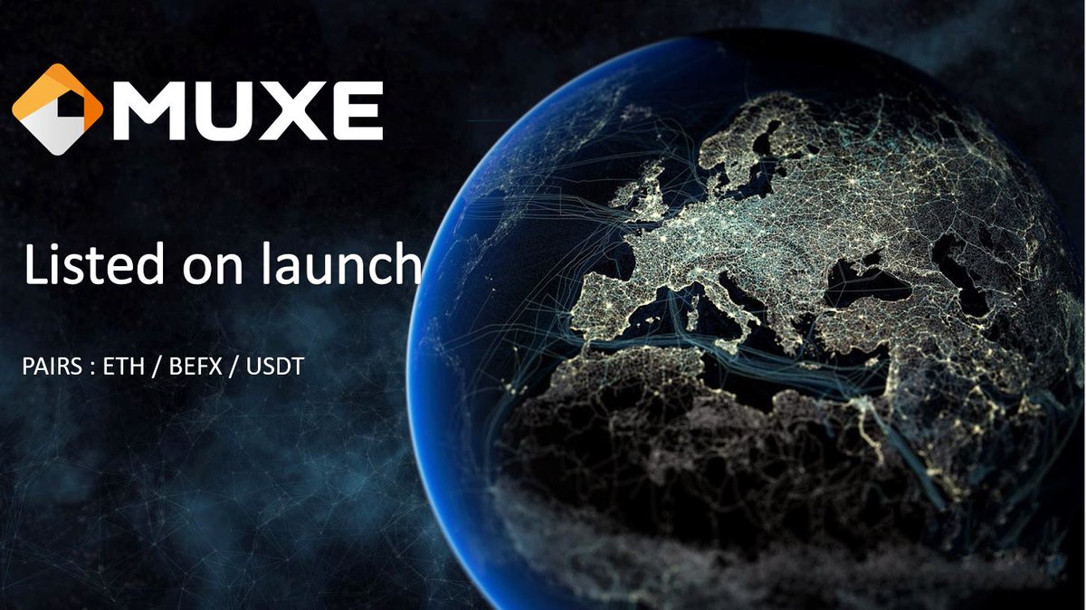 Belifex (@belifexe) on Twitter photo #Belifex announce the 2nd project Listed on launch of the #DEX Welcome <a href="/MUXEproject/">MUXE - The INNOVATIVE PLATFORM</a> #MUXE and trading against #USDC #USDT #ETH #BEFX Stay tuned for more listings the next comming days. #Belifex announce the 2nd project Listed on launch of the #DEX Welcome <a href="/MUXEproject/">MUXE - The INNOVATIVE PLATFORM</a> #MUXE and trading against #USDC #USDT #ETH #BEFX Stay tuned for more listings the next comming days.