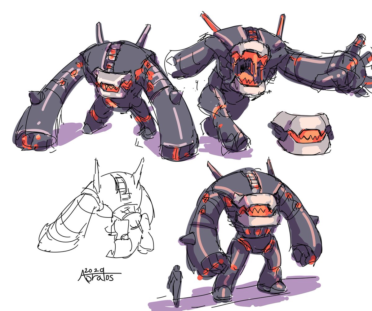 The evil mech from before, here to devour ur mom 