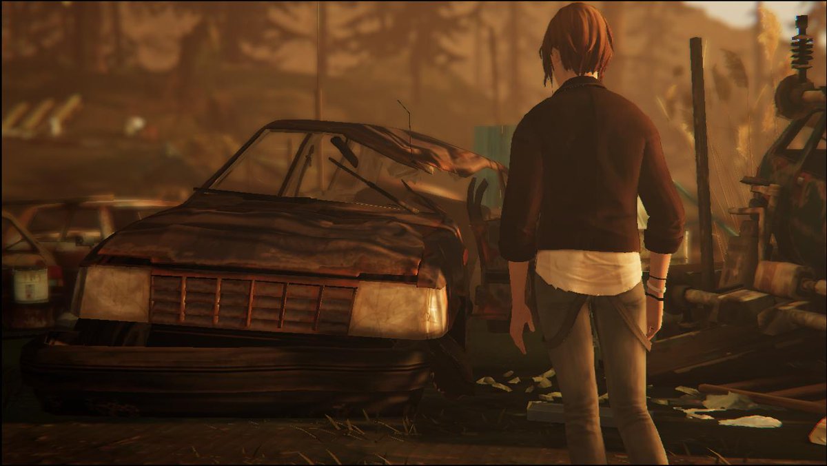 I just cried when she saw her father's car. Deck Nine did GREAT showing how Chloe feels about her father's death. This was SO meaningful. You're literally in her heart and head, you are going through these tough memories with her 