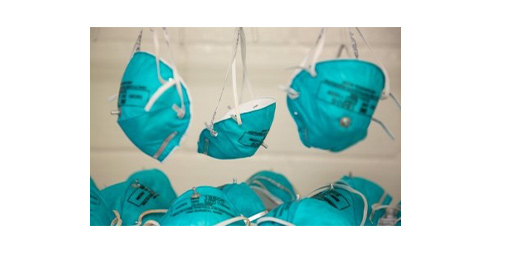 Duke Starts Novel Decontamination of N95 Masks to Help Relieve Shortages. The process uses specialized equipment to aerosolize hydrogen peroxide, which permeates  the layers of the mask to kills germs, including viruses, without degrading the mask material bit.ly/2QHnPxR