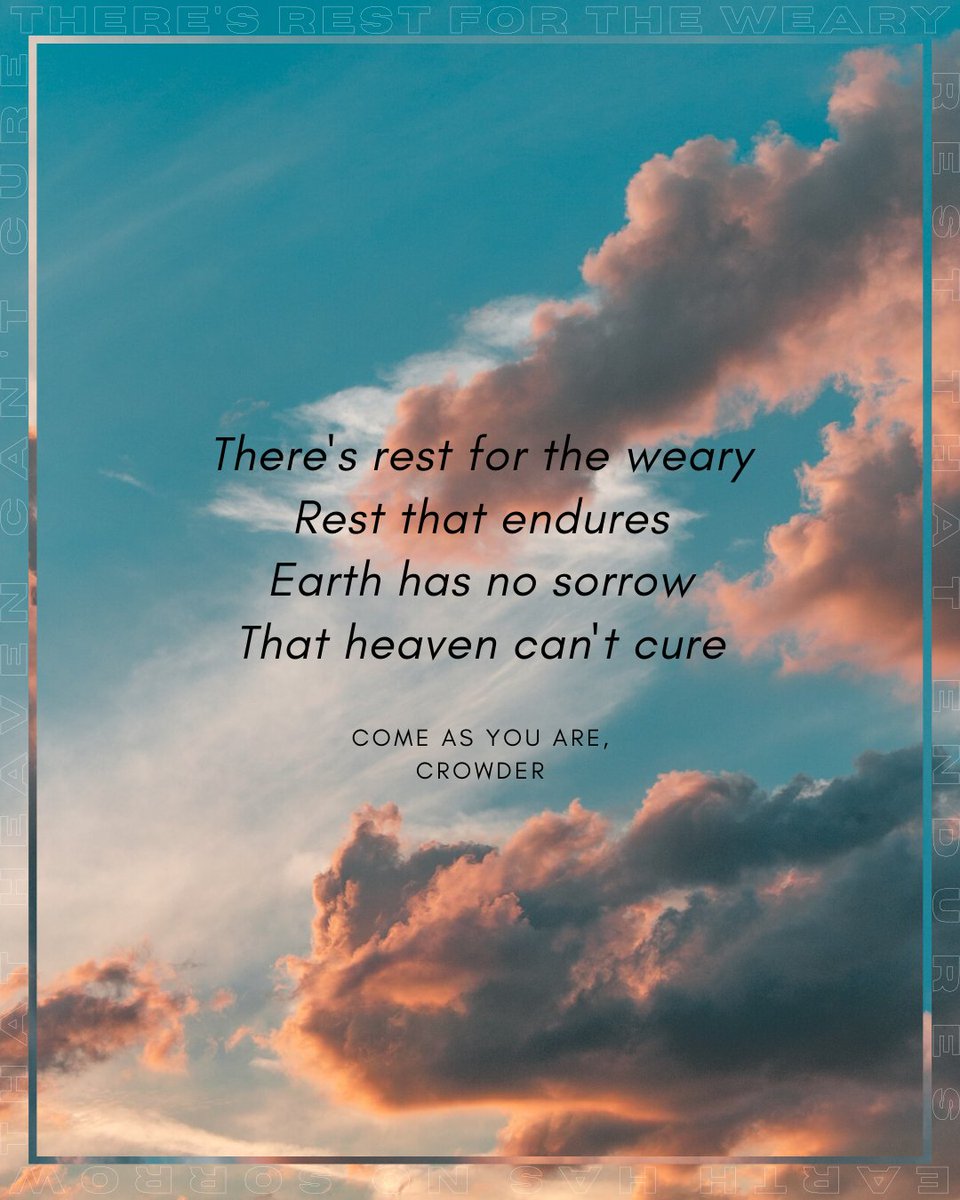 stjcypress's tweet photo. "Come to me, all who labor and are heavy laden, and I will give you rest. Take my yoke upon you, and learn from me, for I am gentle and lowly in heart, and you will find rest for your souls. For my yoke is easy, and my burden is light.” -Jesus (Matthew 11:28-30) https://t.co/Q71U6rS3Rb