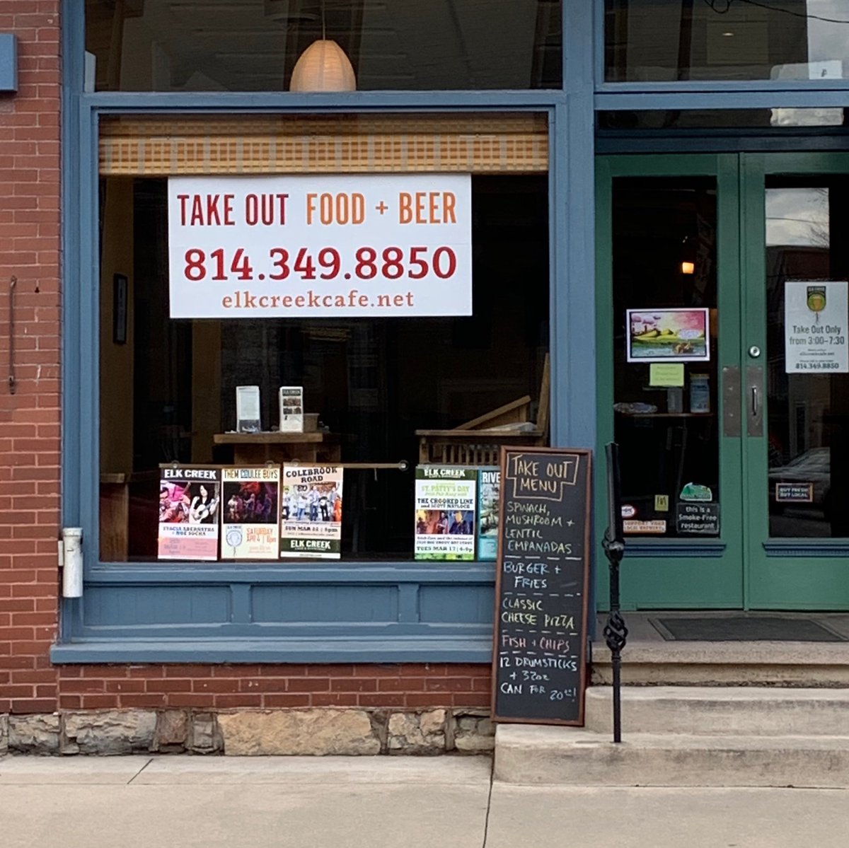 elkcreekcafe's tweet photo. Tired of cooking already?
Out of beer?
We can fix that.
Take Out today-Fri-Sat, 3-7p
Online ordering.
—> https://t.co/6eFRcZpQ03
*
*
#takeout #localfood #craftbeer
#supportlocal #smallbusinessrelief
#RootedinMillheim https://t.co/HrtYg1x9xJ