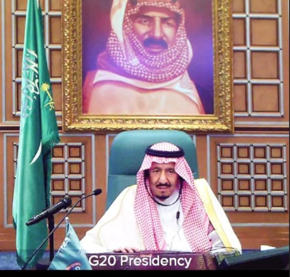 9111969's tweet photo. #G20saudiarabia 
#Human_first 
king Salman :
 May God protect the world from all evil https://t.co/XKLrJYiTsU