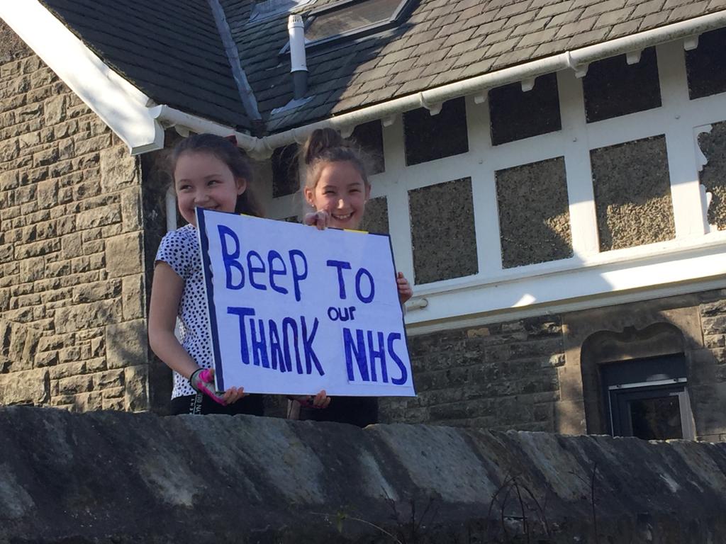 MosspitsYear5's tweet photo. We have received a heartwarming email from a member of Year 5 today - Jessica. She has spent her time whilst off school celebrating the fantastic efforts of our NHS. #NHSheroes #NHSThankYou https://t.co/lqpVJDqXC7
