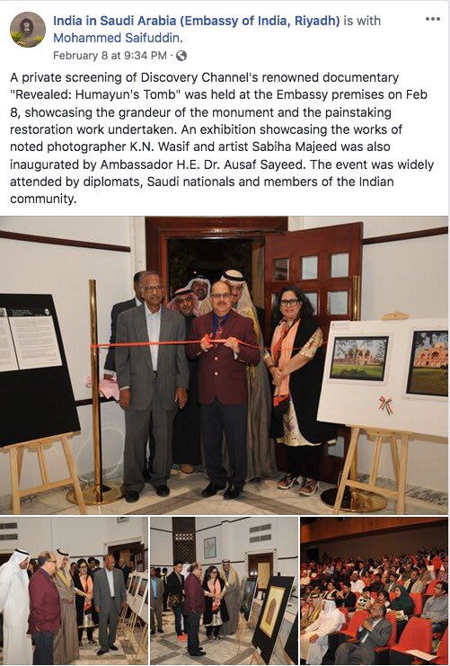 SabihaMajeed's tweet photo. Humayun’s Tomb
 @unescoworldheritage
@indianembassyriyadh
#wherewomencreate
#artlover
#WomenintheArts
#WomenHistoryMonth
#miskart
#mocksa
#sasca
#ksaart
#artgalleries
#artexhibition
#artmuseums
#contemporaryartoftheworld
#artmagazine
#vogue
#artcollectors
#artistoninstagram https://t.co/uRuY9LHLnn