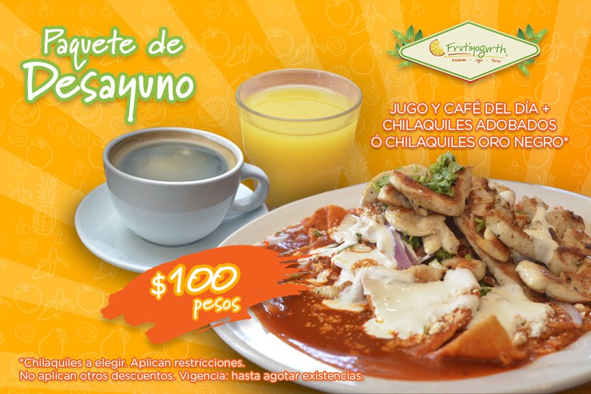 Ven, vamos o pide para llevar nuestro paquete de desayuno por tiempo limitado!
Incluye: Jugo + café del día +chilaquiles adobados o chilaquiles oro negro por 100 pesos. 🤤🤤🤤
#parallevar #encasa #saborahogar