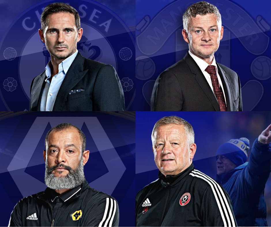 Today, we're asking which premier league manager would be most disappointed if the current premier league season was ruled null and void?
1. Frank Lampard: Chelsea
2. Ole Gunnar Solskjaer: Manchester United
3. Nuno Santo: Wolves
4. Chris Wilder: Sheffield United
Comment below 👇