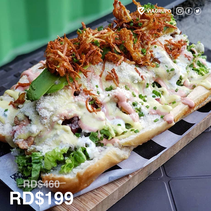 Viagrupo's tweet photo. ¡Disfrútalo en casa por solo RD$199 cada uno!

Pepito dominicano o venezolano en Exquisito by Rellenao. Aprovecha la oferta con #takeout en 👉 https://t.co/gmSupUsqTR https://t.co/g8HkeekT5s