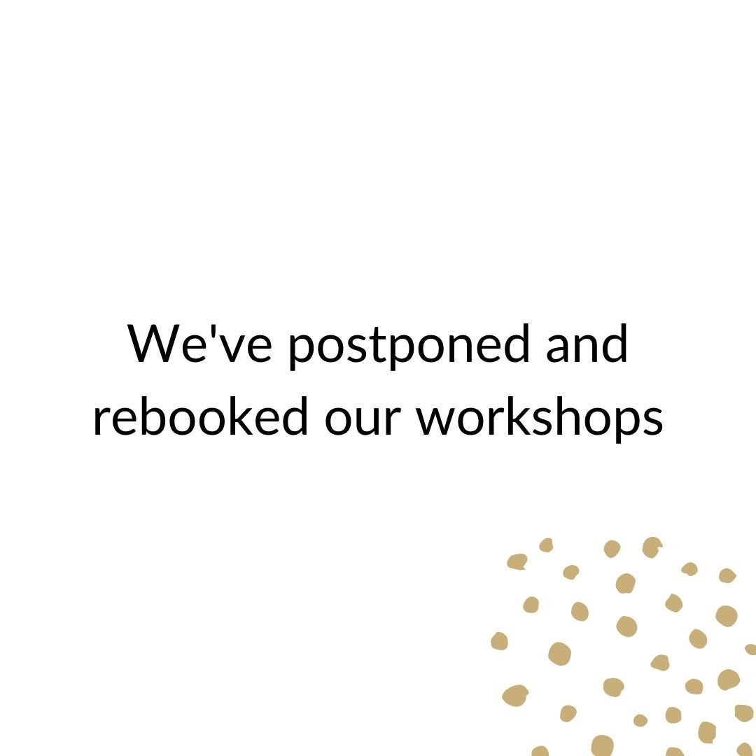 JutaShoes's tweet photo. We've postponed all our worskhops, and offered everyone to rebook into a future date for free. We'll make sure everyone gets to make their own shoes as soon as we can. https://t.co/vbu9Xc09wR