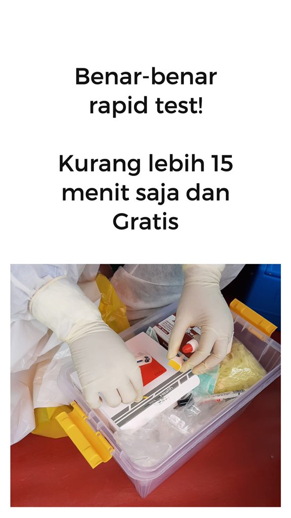 bungbabol's tweet photo. Pengalaman temen saya kebagian rapid test karena termasuk ODP semenjak pulang dari Manila 2 minggu lalu. https://t.co/7sBB1z8FXh