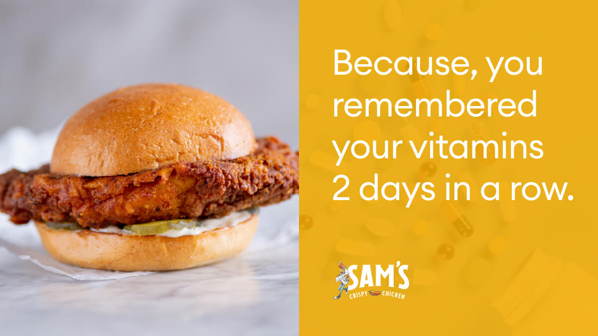 samscrispychkn's tweet photo. Sam's OMFG!! Fried Chicken: topped with pickles, spread with creamy mayo all on a warm brioche bun.
Because, you deserve it. #SavedBySam 
#SamsCrispyChicken #ChickenSandwich #BecauseChicken #FoodPorn
https://t.co/BMJZWZCtoq https://t.co/UZjLISTCa7