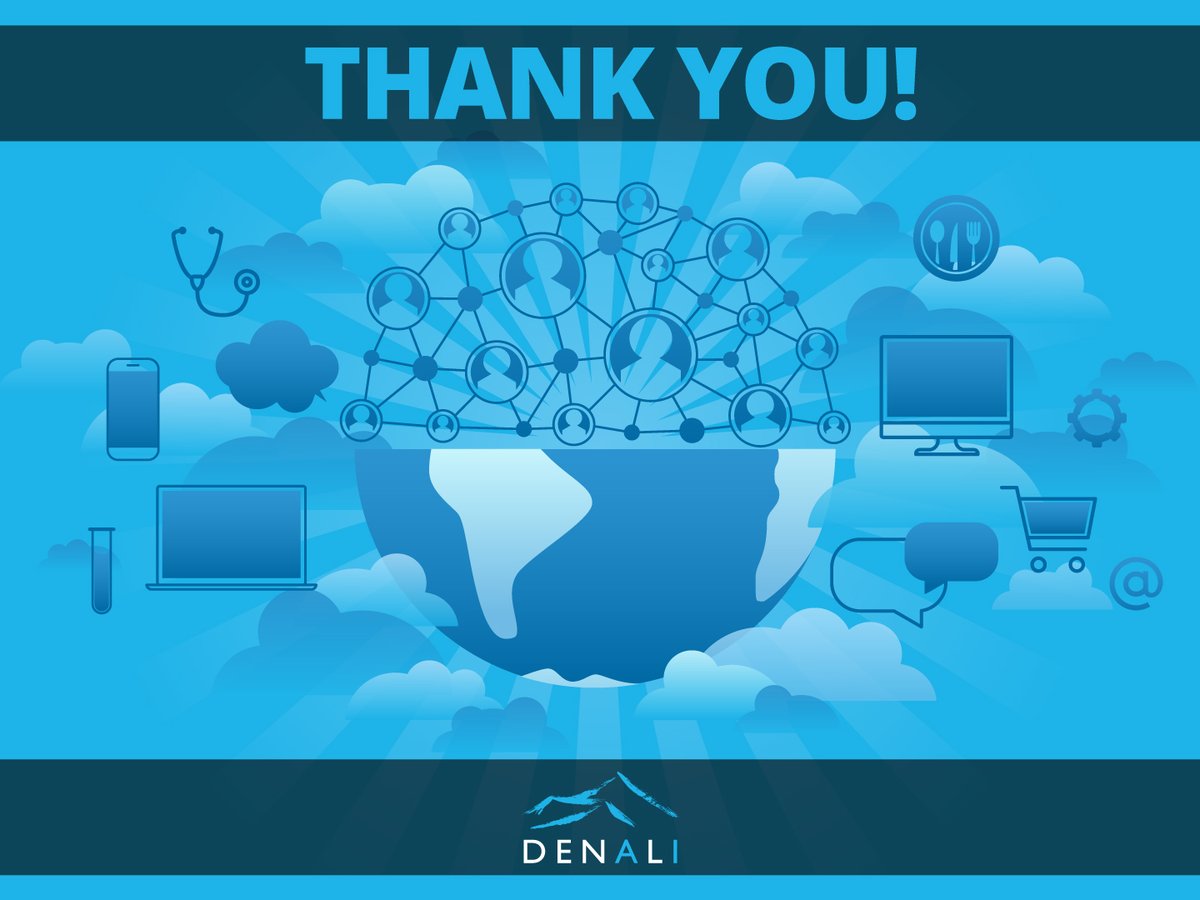 DenaliAI's tweet photo. Thank you to our Healthcare Heroes, essential businesses, innovative technology partners &amp; dedicated team members for keeping us safe &amp; connected during these challenging times. Denali is here for you &amp; with you. We're here to help.
#DenaliAdvancedIntegration #InThisTogether https://t.co/DJZyVuJMjS