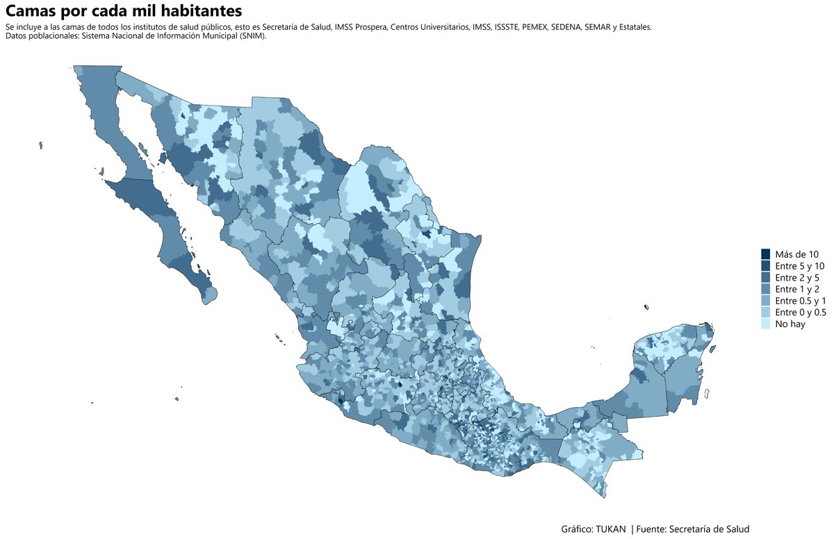 ¿Tenemos los recursos suficientes para enfrentar al #COVID19mx ?

Visita nuestro estudio acerca de la infraestructura física del sector salud público en México, con datos a nivel municipal de la Secretaría de Salud.

Link aquí 👇
bit.ly/2yc8rDh