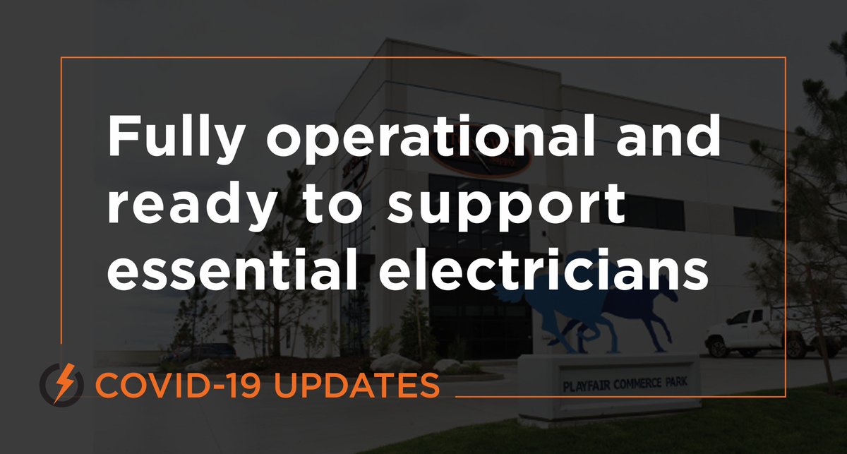 stonewayelect's tweet image. Thanks to the commitment of our outstanding team, we’re fully operational and ready to support essential electricians. Our local branch staff remains on the front lines ready to serve you. Visit stoneway.com/covid19_update for more details.
