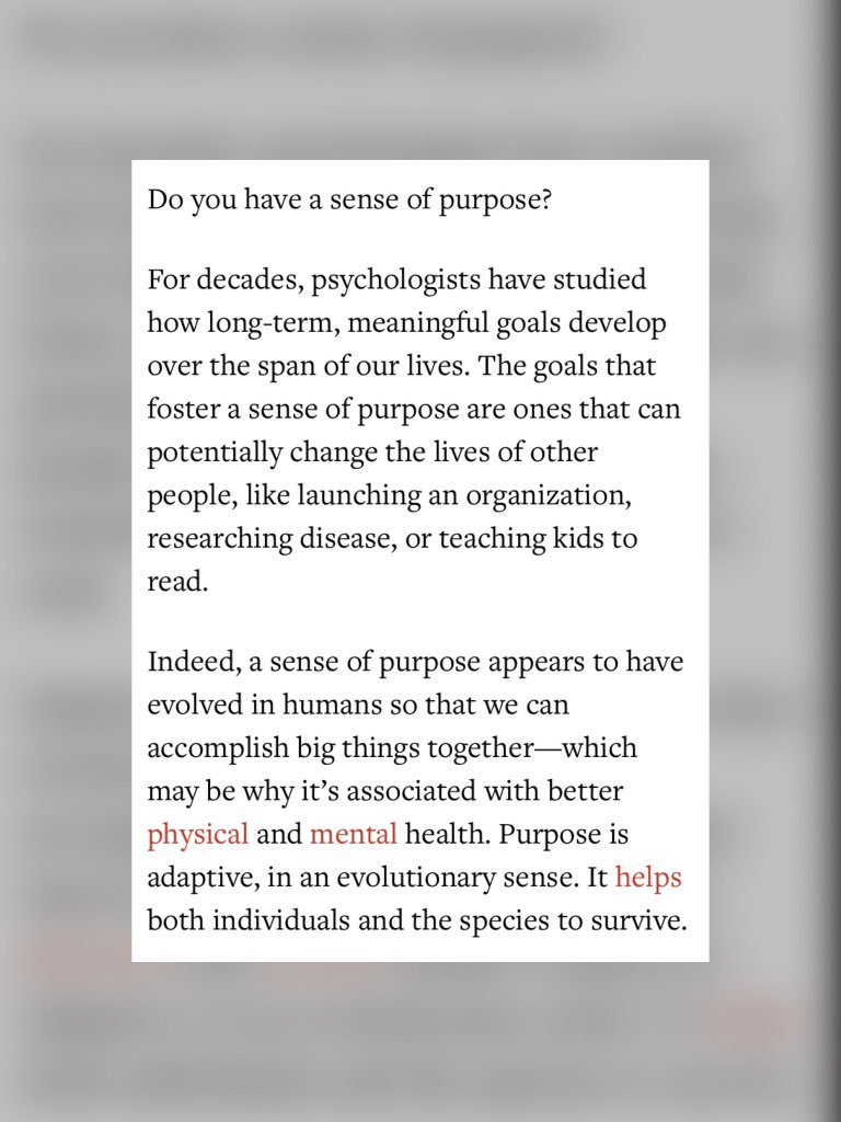 sara__heather's tweet photo. Greater Good Magazine, a publication of UC Berkeley’s GGSC, published several good tips for finding purpose. Link to article👇

https://t.co/VUWdwGJLgj https://t.co/f8OJsJIH97